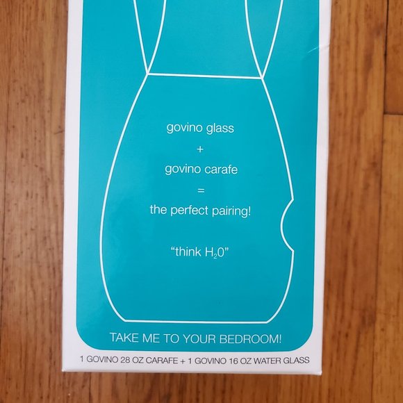 Govino 28oz Travel Wine Carafe Decanter  + Glass Set - NIB - Picture 5 of 8